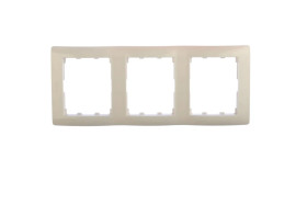 SISTENA LIFE Ramka potrójna pionowa arctic 771007