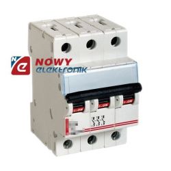 Bezpiecznik nadpr. 3P B 20A S303 szybki wyłącz. trójbiegowy 605551