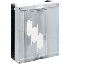 univers N Blok dla szyn zbiorczych poziomych 12x5/10 mm 40 mm 1xNH00 3-pol. 300x250 mm UE21A6 HAGER