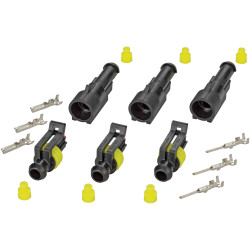 TE Connectivity 30S007 AMP-Superseal Connector Set 6 Pins IP67 Rated