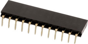 Gniazdo PCB 10 -pinowe raster: 2.54mm THT żeńskie Kąt Proste Przewlekany