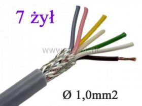 Kabel LIYCY 7x 1 w ekranie , linka CU
