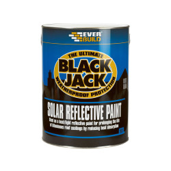 Everbuild 90705 Black Jack&#xAE; 907 Solar Reflective Paint 5 litre