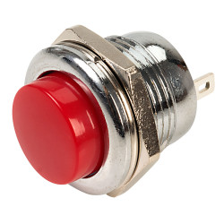 SCI R13-507MA 2 Pole SPST Off(on) Pl Mt Push Switch Red