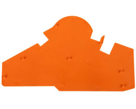 Ścianka końcowa pomarańczowa 282-386 /10szt./