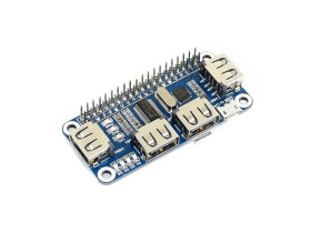 Waveshare 4 Port USB HUB HAT for Raspberry Pi