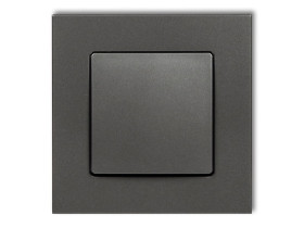 DECO Gniazdo odkurzacza centralnego DECOvac grafitowy 11DGV-1 KARLIK