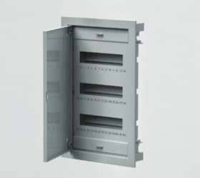Rozdzielnica modułowa 3x12 podtynkowa RO-3 z metalowymi drzwiami IP40 (z N+PE) C.1536