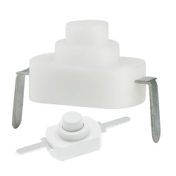 Mikroswitch 12x8mm - KAN-15 - włącznik do latarki - chwilowy samoblokujący 1208YD