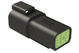 Złącze kabla 4-pinowe Amphenol Industrial 2-rzędowe Męski 13A AT Połączenie zagniatane Gniazdo