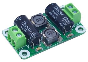 Filtr LC do wyjścia zasilacza DC 0-25V 3A