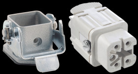 75009618 EPIC® H-A 4 — 4+PE — socket, MAG, grey