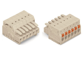 Złącze PCB 4 -pinowe raster 3.5mm Przewlekany Żeński Wago