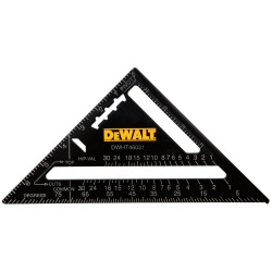 DEWALT DWHT46031-0 Rafter Layout Square 7in