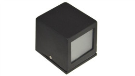 Oprawa Elewacyjna Led Double 2*3W 4000K Czarna Ip5