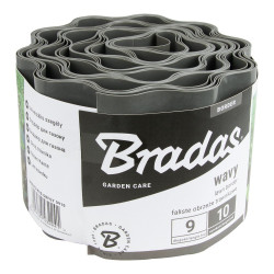 Obrzeże faliste trawnikowe palisada 9m/10cm szary OBFGY 0910