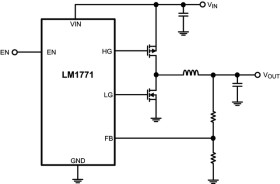 Low-Voltage Synchronous Buck Controller with Precision Enable and No External Compensation