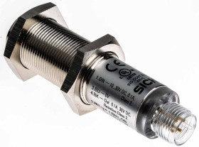 Czujniki fotoelektryczne cylindryczny SICK PNP zakres 1 mm → 450 mm LED