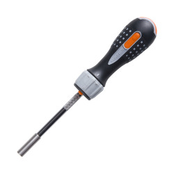 Bahco 808050L Ratchet Screwdriver with Bits and LED Lights