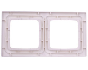KARO Ramka podwójna do łączników IP44 ecru perłowy RH-2S/42