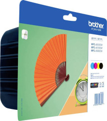 Brother atrament LC129XL tusz oryginalny Combi-Pack Czarny, Cyjan, Magenta, Żółty LC129XLVALBP