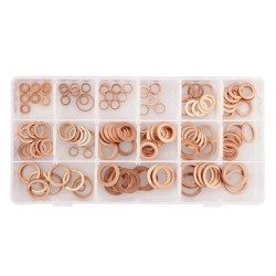 Podkładki miedziane, 150 sztuk 11-979