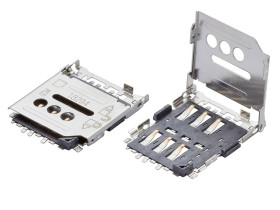 Molex 788000001 Gniazdo karty SIM, piny: 6, 500 mA, 1 szt.