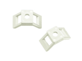 Uchwyt przykręcany do mocowania opasek kabl. 7,8mm 100szt. 262164 HAUPA