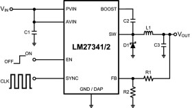 1.5A - Wide Input Range Buck Regulator with Frequency Synchronization