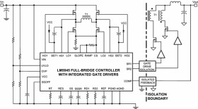 Full-bridge PWM controller with Integrated MOSFET Drivers