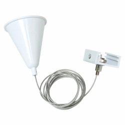 Zwieszak szynoprzewodu biały TRACK ROPE 4W WHITE GXTR050