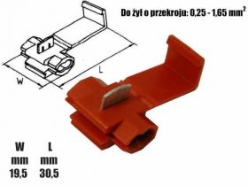 SZYBKOZLACZKA SAM.TYP T CZERWONA