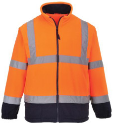 Polar odblaskowy, rodzaj Męski, S, Filc, Granatowy/pomarańczowy