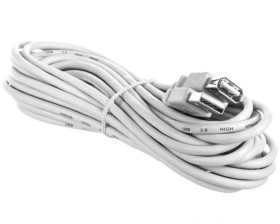 Przedłużacz USB 2.0 High Speed 5m szary 68717