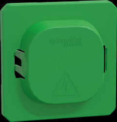 MEG3900-0000 Dirt cover for switches &amp; sockets outlets, green