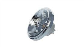 Żarówka Es111 Gu10 Led 9W 4000K Plastik+Aluminium Biało-Srebrna Light Prestige
