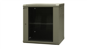 Szafa Rack Wisząca Niedzielona 19 Cali 12U Gł.450Mm, Niezmontowana, Ral 7035