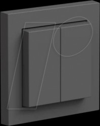 100159 Hue switch, matt anthracite, triple