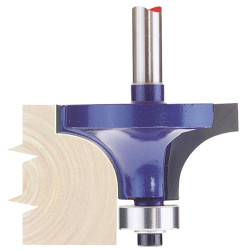 Draper 75343 TCT Router Bit 1/4&quot; Rounding 38 x 14mm
