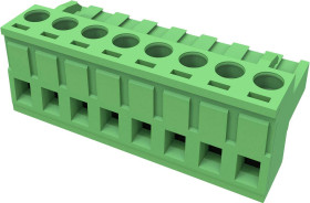 Degson Obudowa złącza pin męskiego na kabel Ilość pinów 9 Wymiary siatki: 5 mm 2EDGKF-5.0-09P-14-1000A(H) 1 szt.