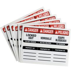 Etykiety do kłódek SafeKey Compact (6szt.), 6 Sets Labels for Compact Safekey...