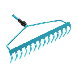 GARDENA 03168-20 Combisystem Bow Rake 36cm 14 Tines Durable Steel
