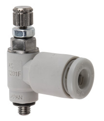 Regulator przepływu SMC Gwintowany Regulator prędkości AS