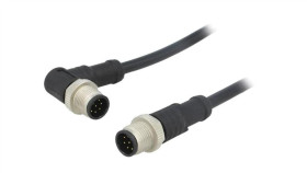 M12a08ml12amrsd001 Kabel Do Czujników/Automatyki 8Pin M12-M12 1M Wtyk Wtyk