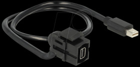 86374 Mini DisplayPort socket &gt; mini DisplayPort 110°