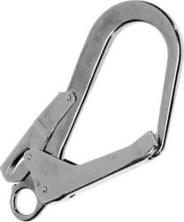 Zestaw 2 haków z podwójnym zabezpieczeniem, otwór 55 mm, kolor Stalowy, rozmiar: Uniwersalny, AM022X2V2