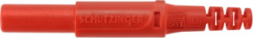 4 mm plug, screw connection, 2.5 mm², CAT II, red, SFK 30 S NI / OK / RT