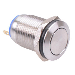 Off-(On) Momentary 12mm Vandal Resistant Push Button Switch SPST
