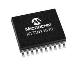 Mikrokontroler Microchip ATtiny1616 SOIC 20-pinowy Montaż powierzchniowy AVR 16 kB 8bit CAN: 20MHz RAM:2,048 kB
