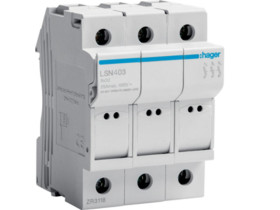 Podstawa bezpiecznikowa 3P 25A L32 8x32mm LSN403 HAGER